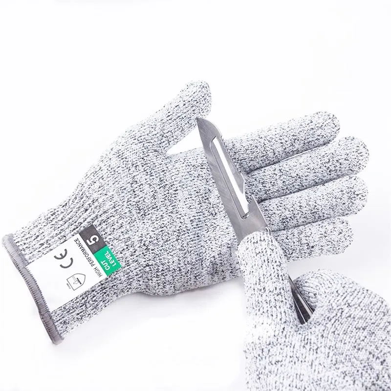 Safety Work Gloves Level 5 Cut Proof Stab Resistant Kitchen Butcher Fishing Gardening Gloves