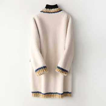 

Real Fur Coat Winter Jacket Women Clothes 2020 Sheep Shearling Wool Coat Female Jacket Korean Outwear Manteau Femme MY
