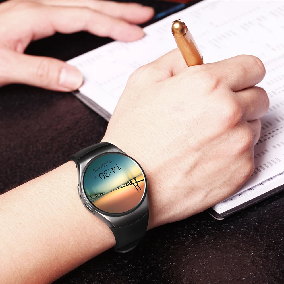 KW18 Bluetooth Смарт часы полный экран Поддержка SIM TF карты Smartwatch телефон сердечного ритма для iphone huawei xiaomi