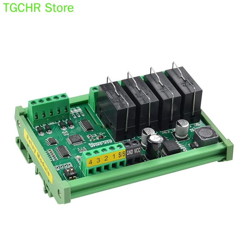 

Serial Port 232 485 to IO Omron Relay Module MODBUS Smart Home Data Acquisition