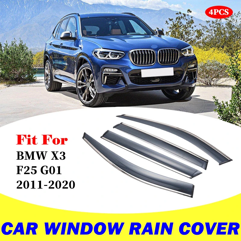 Visera para ventana de coche, deflectores de protección contra la para BMW X3 F25 G01, cubierta embellecedora de toldo, accesorios de estilismo para exterior, 2011 2020|Toldos y refugios| - AliExpress