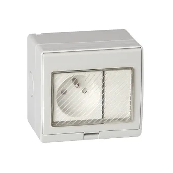 

SaipWell 1-bit single-control switch plus 1-bit socket
