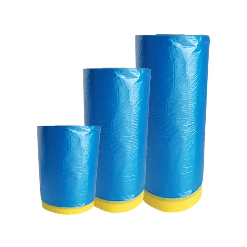Paint Protect Cover Spray Paint Masking Paper Plastic Kraft Paper Film Barrier Car Renovation Protective Tapes