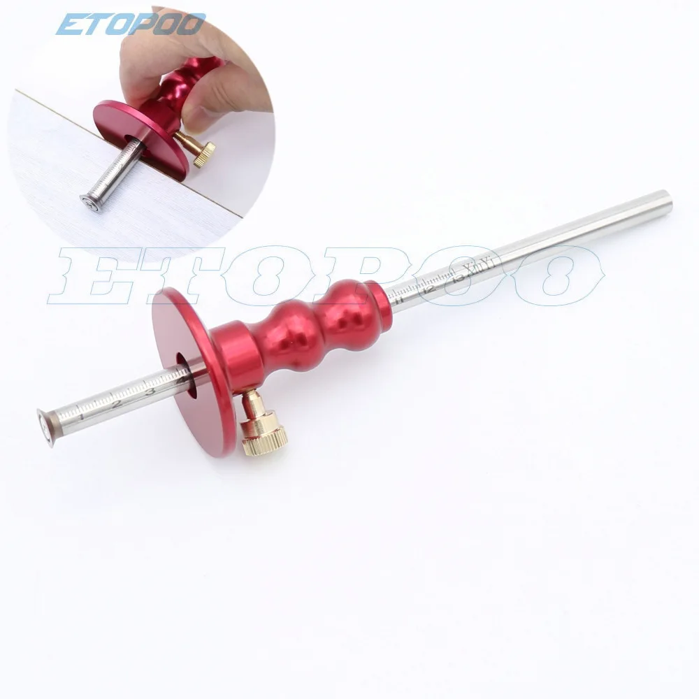 

Etopoo European Style Scriber Woodworking Planning Fine Copper Automatic Scriber Woodworking Lineation Ruler