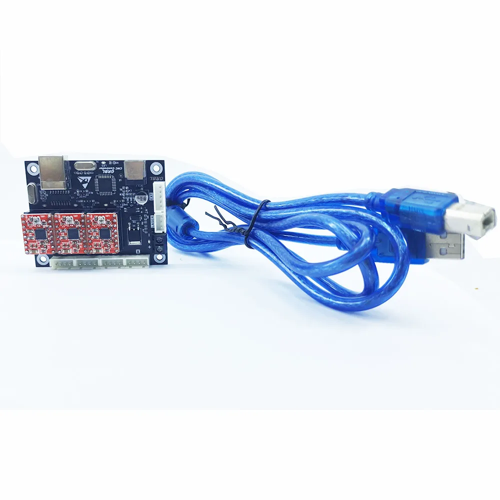 Três-eixo da Placa de Controle Grbl Controlador Laser Comunicação x y z Eixo Cnc Usb - Image 4