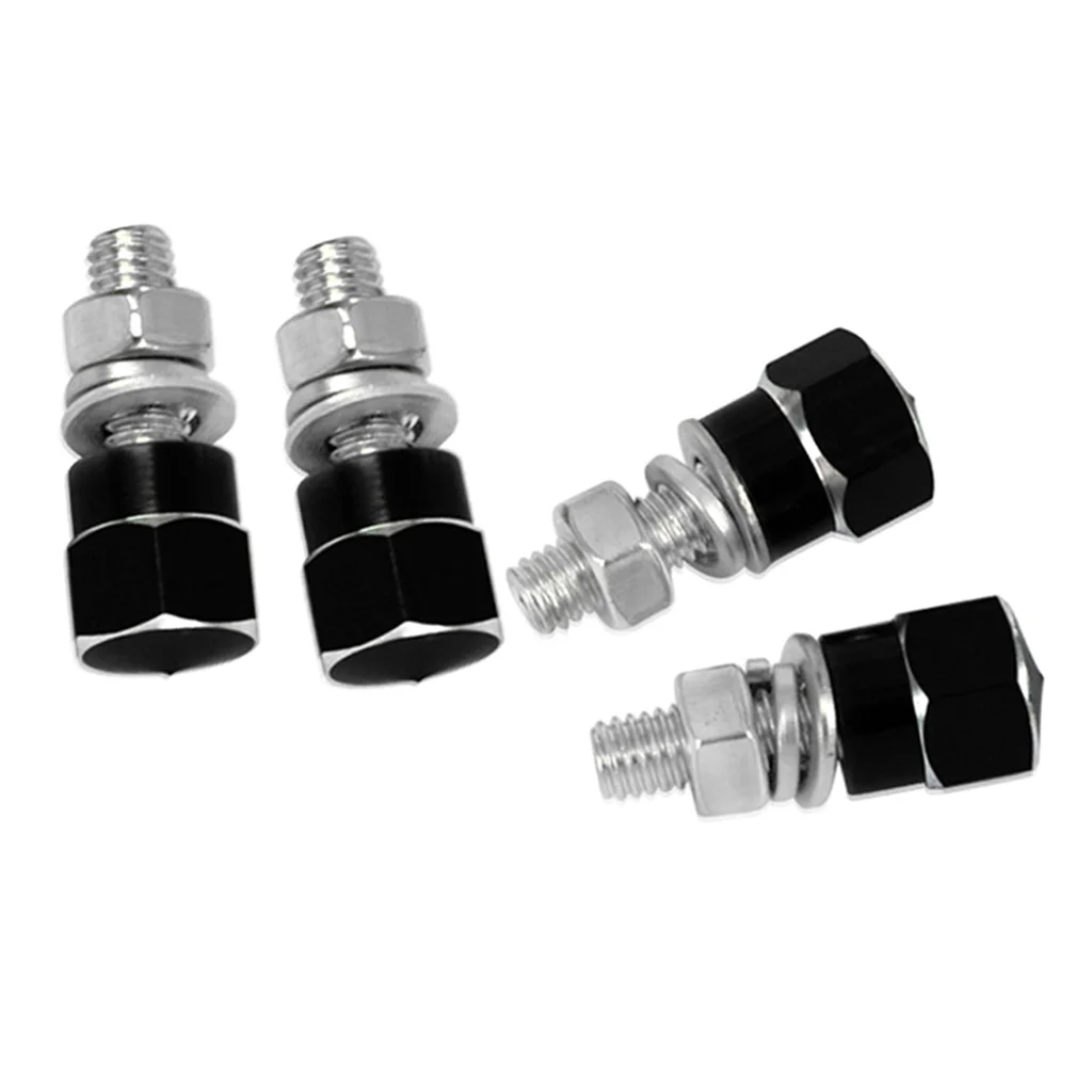 4pcs Aluminium Motorcycle License Plate Frame Fasteners/Bolts/Screws for Yamaha