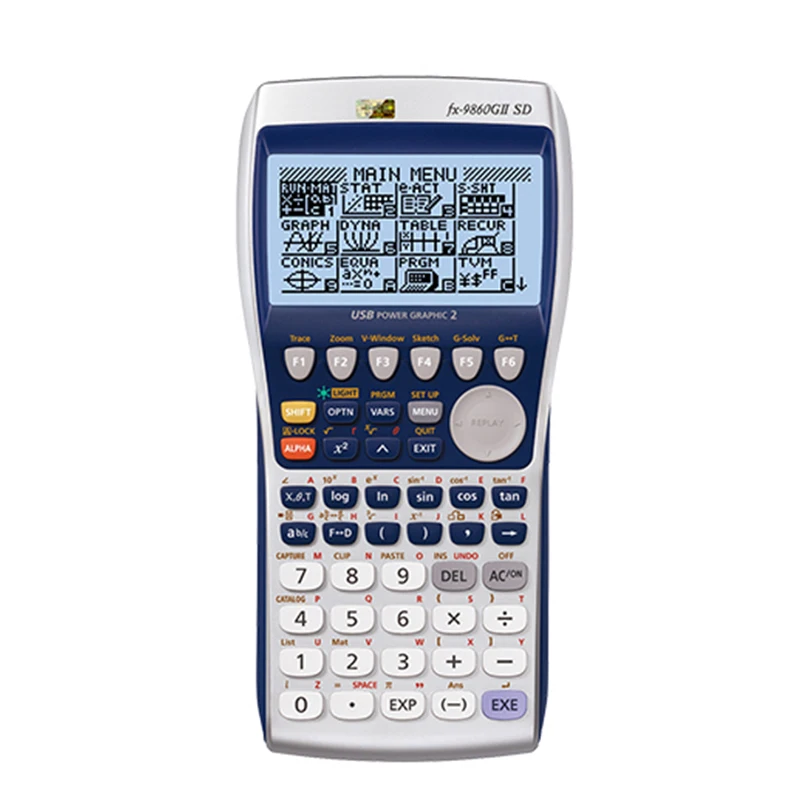 FX 9860GII SD графическая Инженерная съемка Программирование калькулятор дорожная