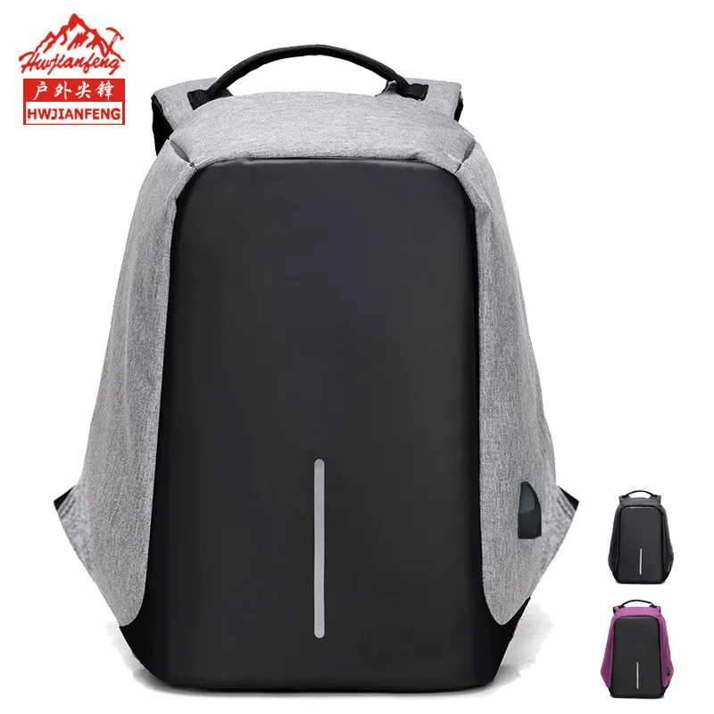 

USB Charging Socket Large-Volume Business Casual Bag Fashion Multi-functional Backpack Anti-theft Backpack