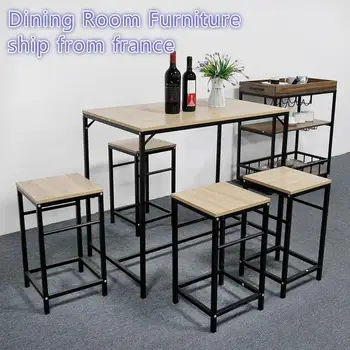 

Modern Minimalist Style Wooden Dining Room Furniture Sets Include Dinner Table And Dinner Chairs High-quality Home Furniture HWC