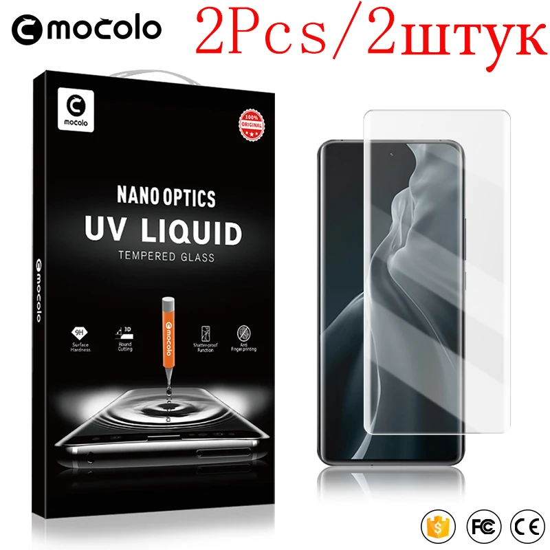 2Pcs-Mocolo-UV-Full-Screen-Tempered-Glass-Film-On-For-Realmi-Realme-10 ...