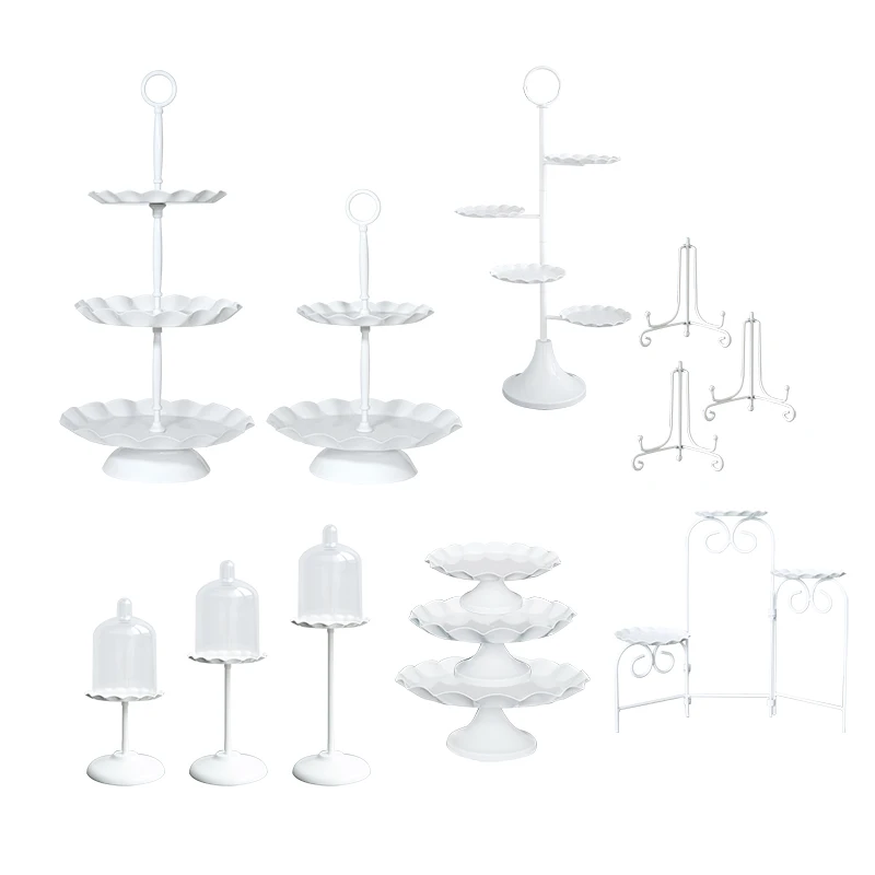 Подставка для кексов, 13 шт., десертные подносы, тарелка для дома, свадебная витрина, украшения, аксессуары, инструменты для торта