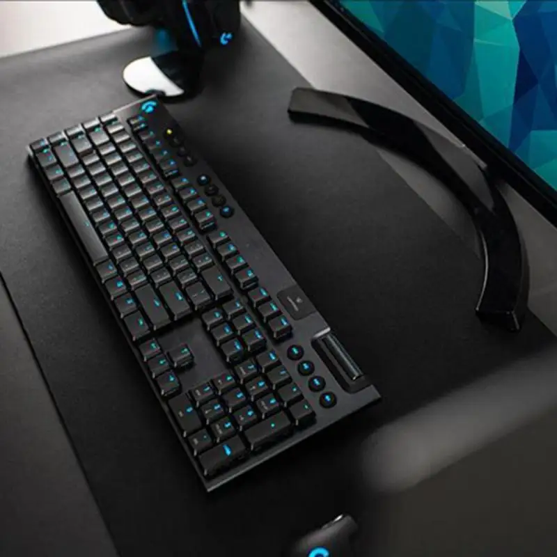 Logitech G913 LIGHTSPEED Беспроводная Bluetooth Механическая игровая клавиатура RGB подсветка полноразмерная механическая клавиатура logitech клавиатура клавиатура logitech