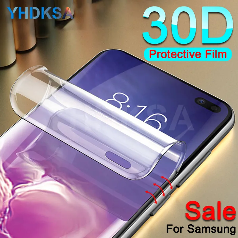 

30D Screen Protector For Samsung Galaxy S10 S9 S8 Plus S10e Hydrogel For Samsung S10 5G Note 10 Pro 9 8 10+ Soft Film Case