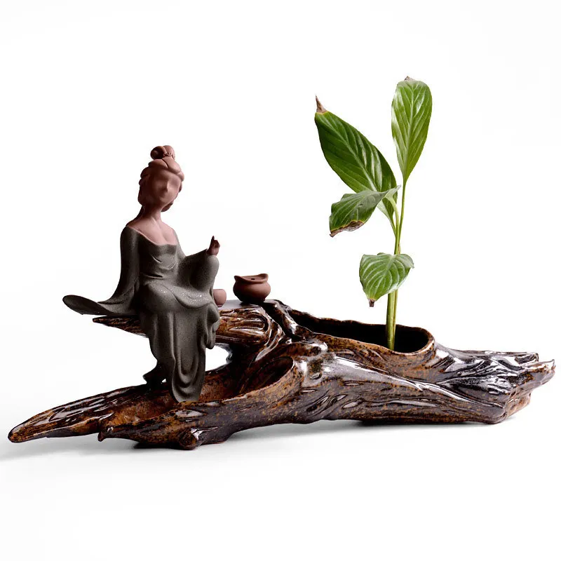 Incense Holder Encens De Incenso Humidifier Maid Backflow Incense Burner Sandalwood Tower Sand Ceramic Aroma Channel Wholesale