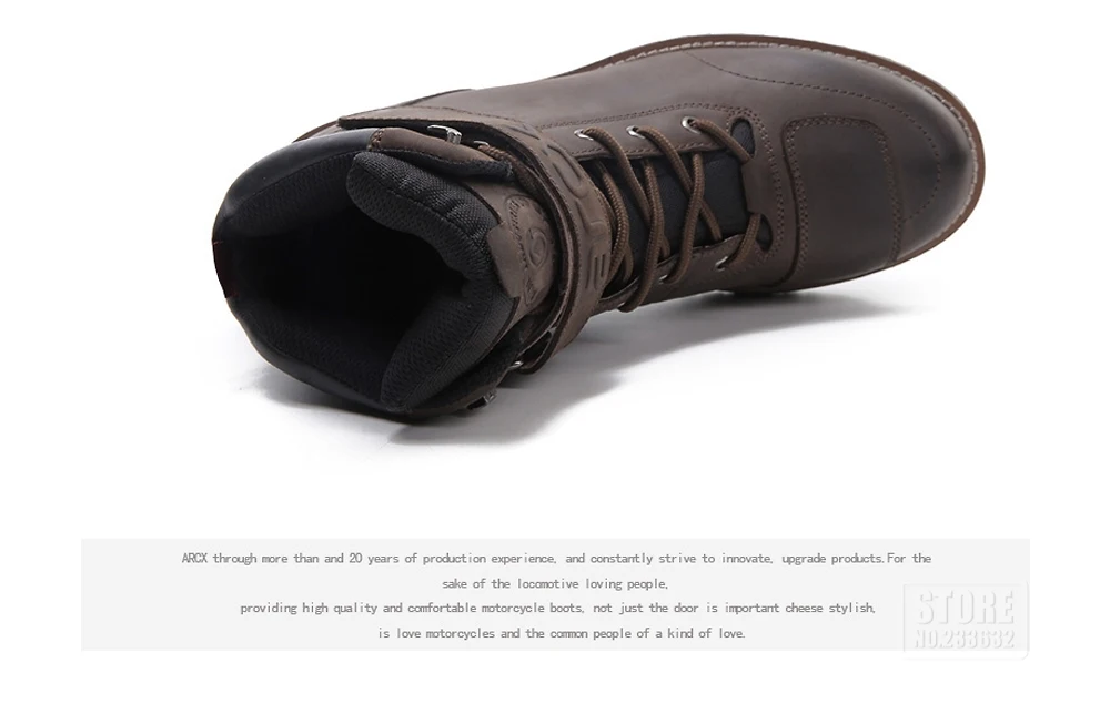 ARCX/мотоботы; водонепроницаемые кожаные ботинки для мотокросса; мужские мотоциклетные ботинки; обувь для путешествий; мото; винтажные ботильоны