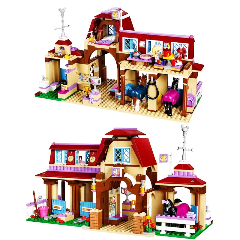 

Bela 10562 Friends Series Heartlake Riding Club Building Blocks 592pcs Brick Children's Christmas Toy Compatible Friends 41126