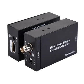 

NK-C100IR HDMI Extender over Single Coaxial Cable 1080P HD Converter IR Transmitter Extender Receiver Audio Video(EU Plug)
