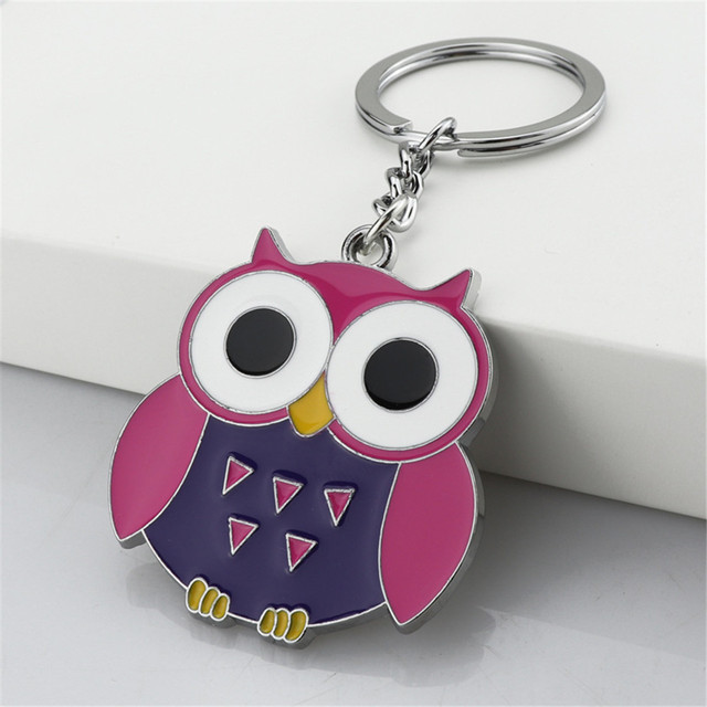 Cartoon Cute Dog Owl Butterfly Basketball Jersey Keychain Couple Car Key Chain Backpack Hanging Symbolize Love Keyring