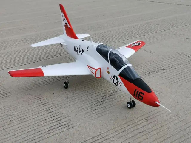 Electric RC Airplane QTmodel T45 T-45 70mm partner factory with FMS model 3