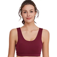 Жилет для йоги амортизирующий дышащий сетчатый пояс для тренировок впитывающий пот мягкий однотонный мягкий женский спортивный бюстгальтер для бега