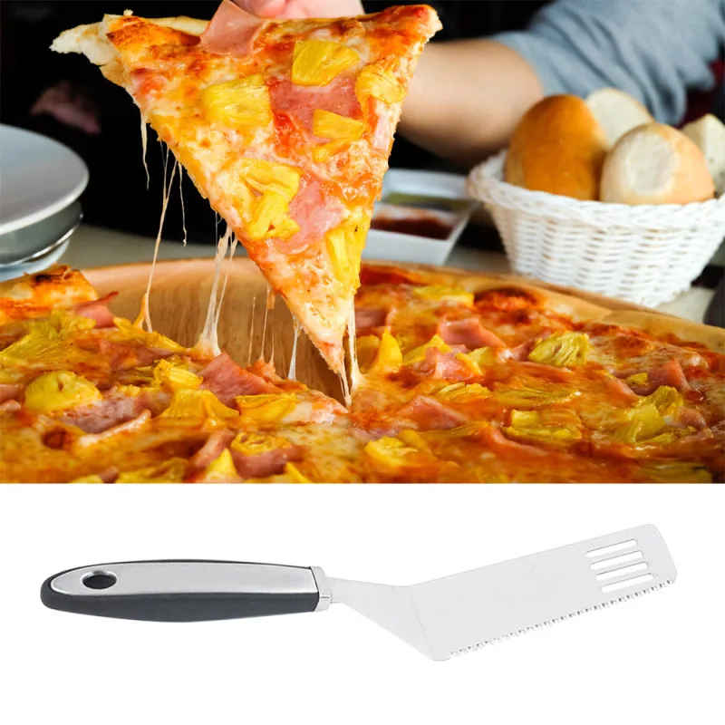 

Stainless Steel Spatula Pancake Cutter Teppanyaki Shovel Skidproof Handle Kitchenware Cooking Tools Pizza Spatula Cheese Spatula