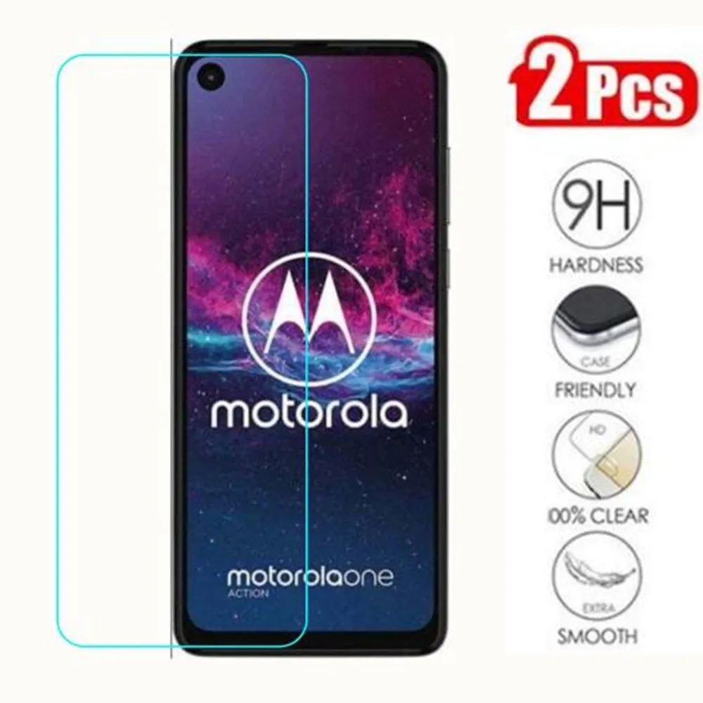 9H 2.5D для Motorola One Action закаленное стекло взрывозащищенное против царапин пленка