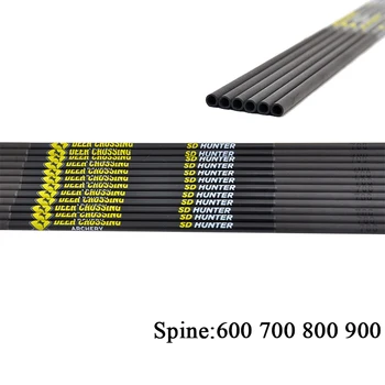 

Archery 12pcs ID4.2mm Sp600-900 Pure Carbon Arrows Shaft for Recurve Bow longbow shooting