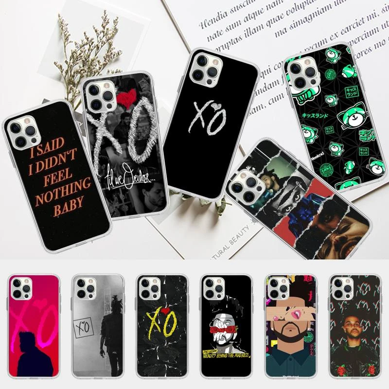 13 mini case The Weeknd XO Phone Case for iPhone 13 12 mini 11 pro Xs max Xr X 8 7 6 6s Plus 5s cover iphone 13 case clear