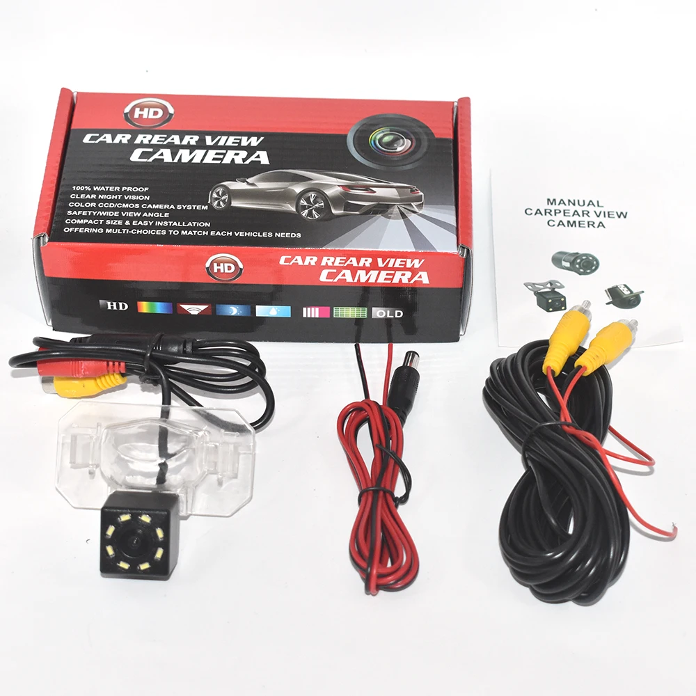 ZJCGO CCD Автомобильная камера заднего вида для парковки Водонепроницаемая Honda Fit CR V