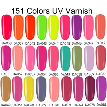 

2020 Summer Nail Art Design 6ml Neon Pink Yellow Green Gel Nail Polish UV LED Soak Off Gel Varnish Lacquer Enamel