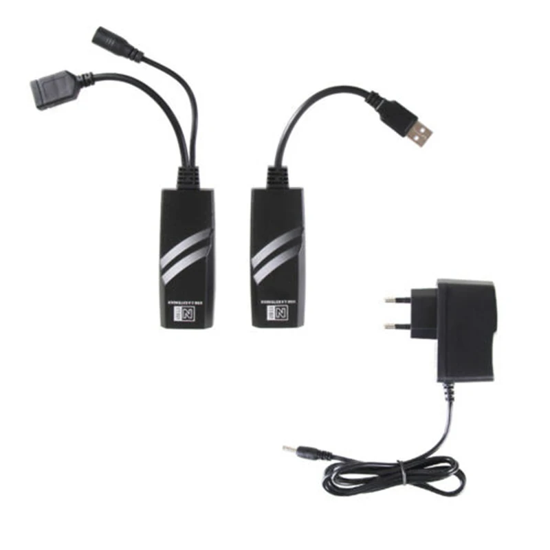 Larryjoe USB 2 0 удлинитель адаптер до 100 м с использованием CAT5/CAT5E/6 RJ45 Lan сеть Ethernet