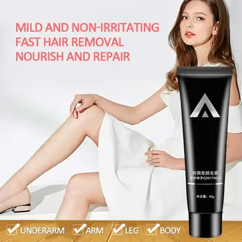 

Fashion Painless Hair Removal Ointment Anti Drying Armpit Beauty 60g White Epilator Depilatory Fluid Bikini Depilatory Paste