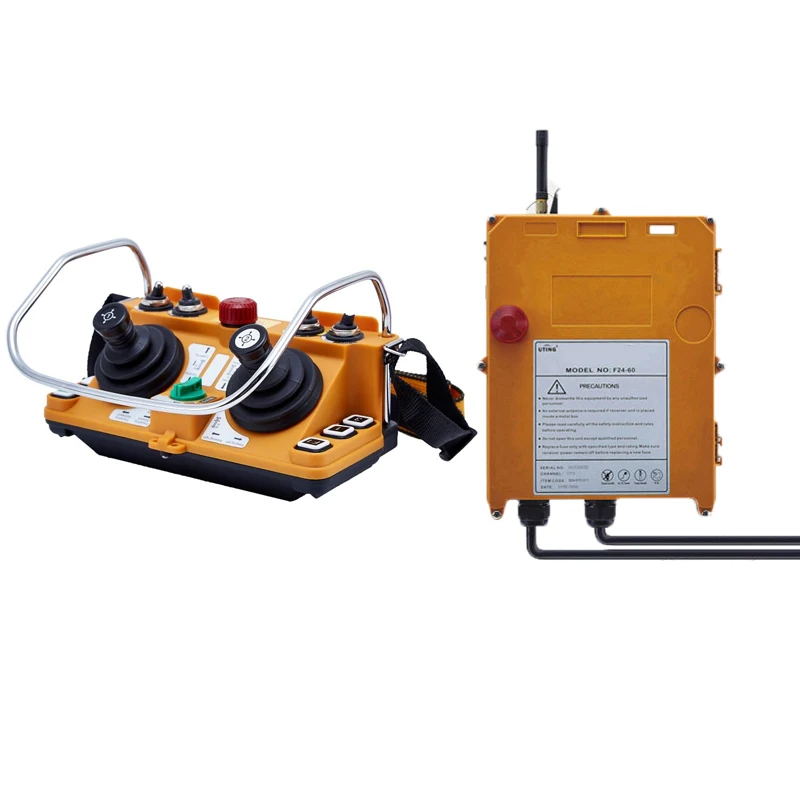

Original TELECRANE Wireless Industrial Remote Controller Electric Hoist Remote Control 1 Transmitter + 1 Receiver F24-60