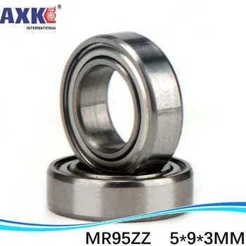 

Free Shipping 10 PCS MR95ZZ MR95-2RS SMR95ZZ SMR95-2RS ABEC-5 5X9X3 mm Deep groove Ball Bearings MR95 / L-950 ZZ