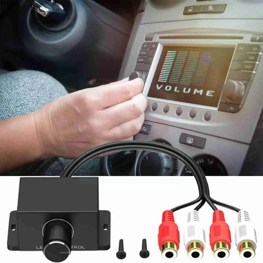 Car Audio Amplifier Bass RCA Level Remote Volume Control Accessories Knob Automobiles Parts LC1 Universal G3G8 |
