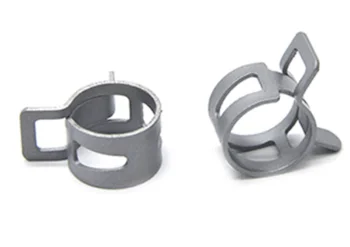 

5mm Inner Dia Dacromet Coating Spring Clip Water Pipe Fuel Hose Clamps 20pcs