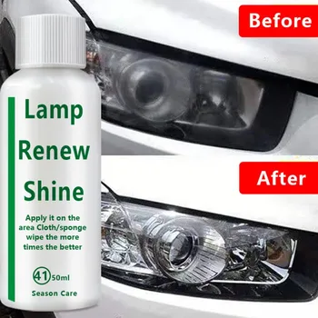 

50ml Car Headlight Repair Coating Solution Repair Kit Headlight Polish Scratch Renovation Agent Polishing Coat Car StylingHOT1