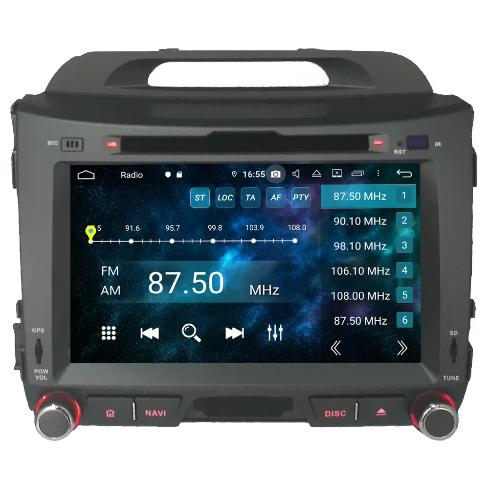 Klyde ips 4G wifi Android 9,0 Восьмиядерный 4 Гб ОЗУ 64 Гб ПЗУ DSP BT автомобильный DVD мультимедийный плеер радио для Kia Sportage 3 4 R 2010
