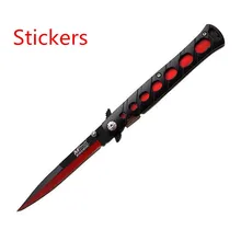 1X 15cm For Automatic Switchblade Knife Car Truck Decal Bumper Window Graffiti Stickers Waterproof For Car Or Home Decoration