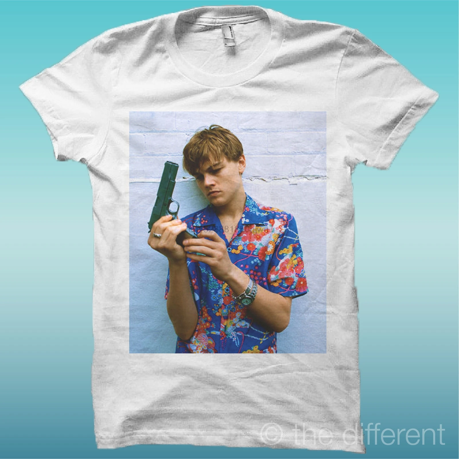 Футболка LEONARDO DICAPRIO ROMEO MOVIE THE HAPPINESS IS HAN MY NEW |