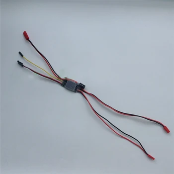 

1pc 2S-4S 2CH One-way ESC 10Ax2 Mixed Control Speed Controller Brushed ESC for Aircraft/Boat/Car RC Model Modifying Part