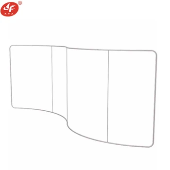 

20ft S Shape Custom Formulate Aluminum Alloy Tube Frame With Logo Printed Fabric Banner For Movie Promotion