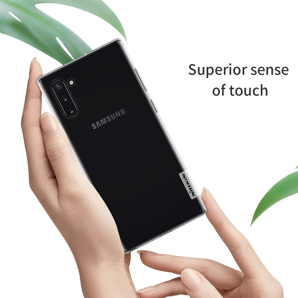 For Samsung Galaxy Note 10+ Pro TPU Case NILLKIN Nature Transparent Silicone Soft cover for Samsung Note 10 note 10 Plus 5G Case