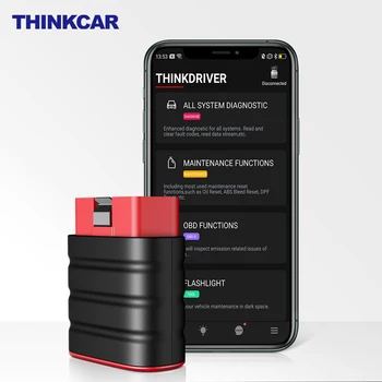 

THINKCAR ThinkDriver Diagnostic Scanner for Car 15 Service Function OBD2 Car Scanner OBD 2 Bluetooth Code Reader for iOS Android
