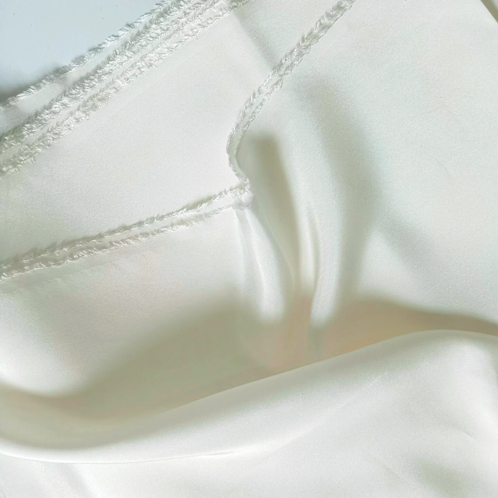 Super Deal-tela de seda de morera 100%, Material de seda blanca Natural, suave, Habotai, 12 Momme