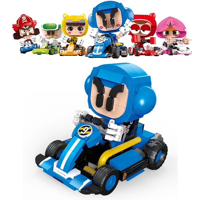 カートレースシリーズレンガのおもちゃ人形保存卵初心者練習車ビルディングブロックミニモデルキットmoc ブロック Aliexpress