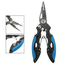 

Fishing Pliers Multi-Tool Scissor Hook Removal Tool Disgorger Line Cutter Remover Fishing Tackle Tool Cutting Fish Use Tongs