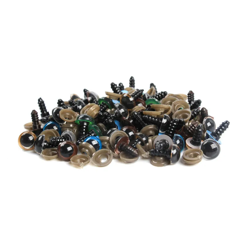 264pcs/box 6mm 8mm Multicolor Safety Eyes For ToysTeddy Bear Stuffed Snap Animal Amigurumi Puppet Dolls Craft Eyes Handmade Doll