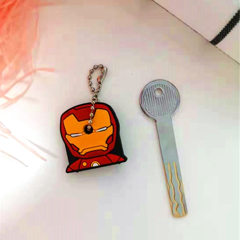 1pcs cartoon Silicone Protective key Case Cover For key Control Dust Cover Holder Organizer Home Accessories Supplies