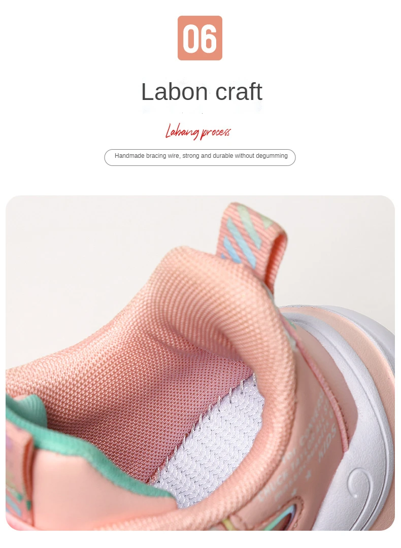 children's shoes for sale WKPK Children Sneakers Fashion Cute Princess Shoes Comfortable Lightweight Girls Outdoor Casual Booties Activity Supplies leather girl in boots